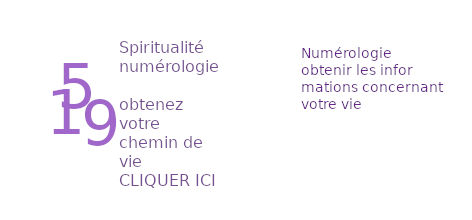 Spiritualité numérologie